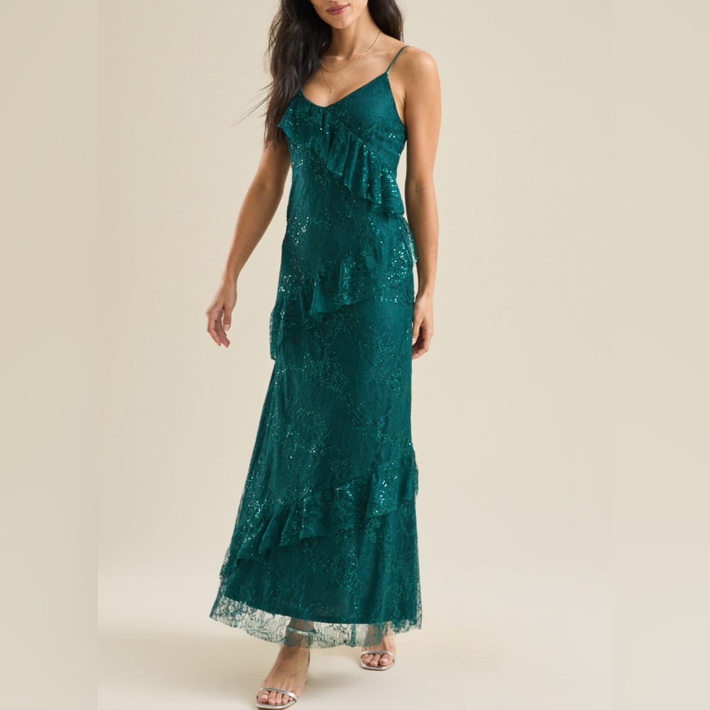 NWT Altar’d State Cambrie Lace Maxi Dress